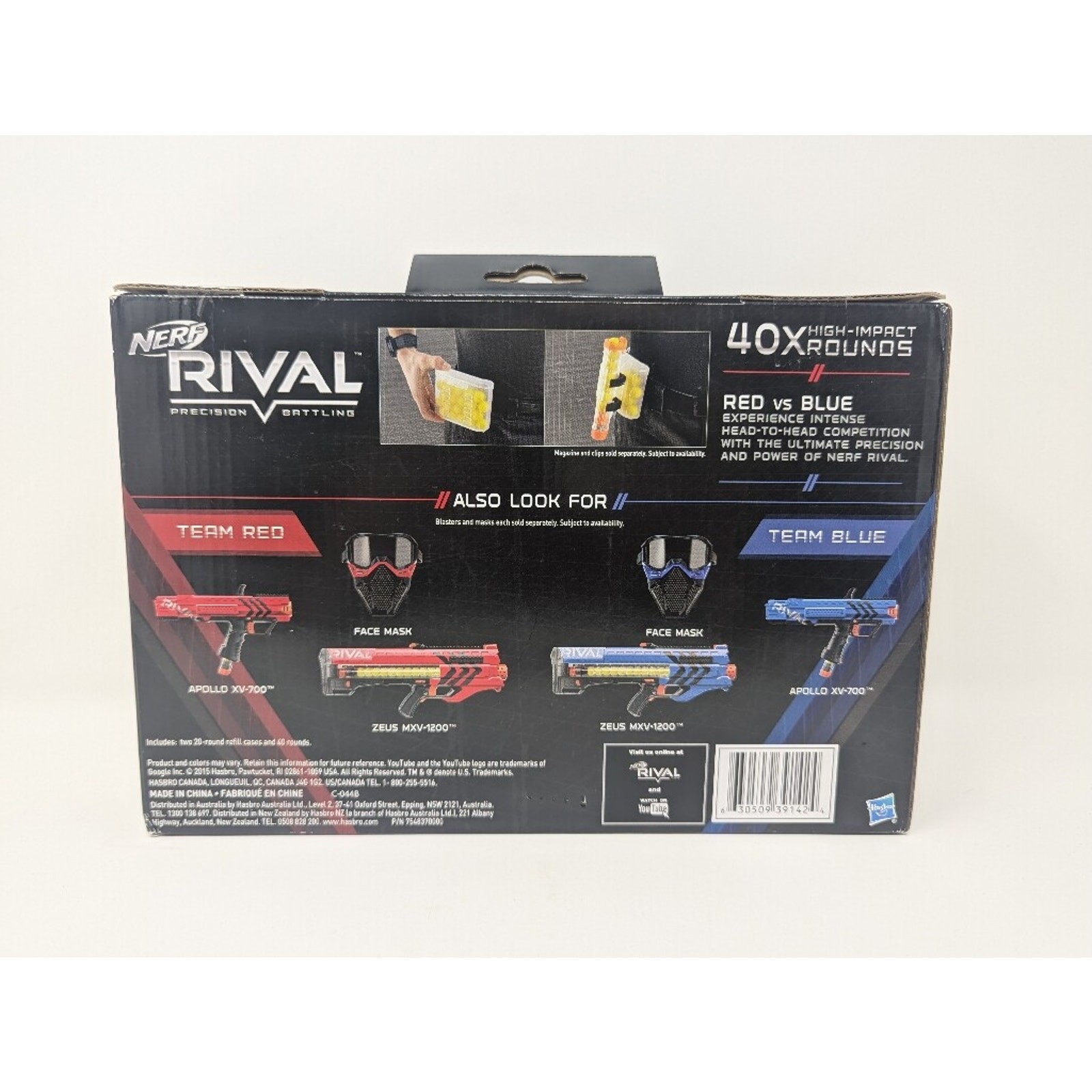 NIB Hasbro Nerf Rival Precision Battle Refill 2 x Cases 40 Count 40x