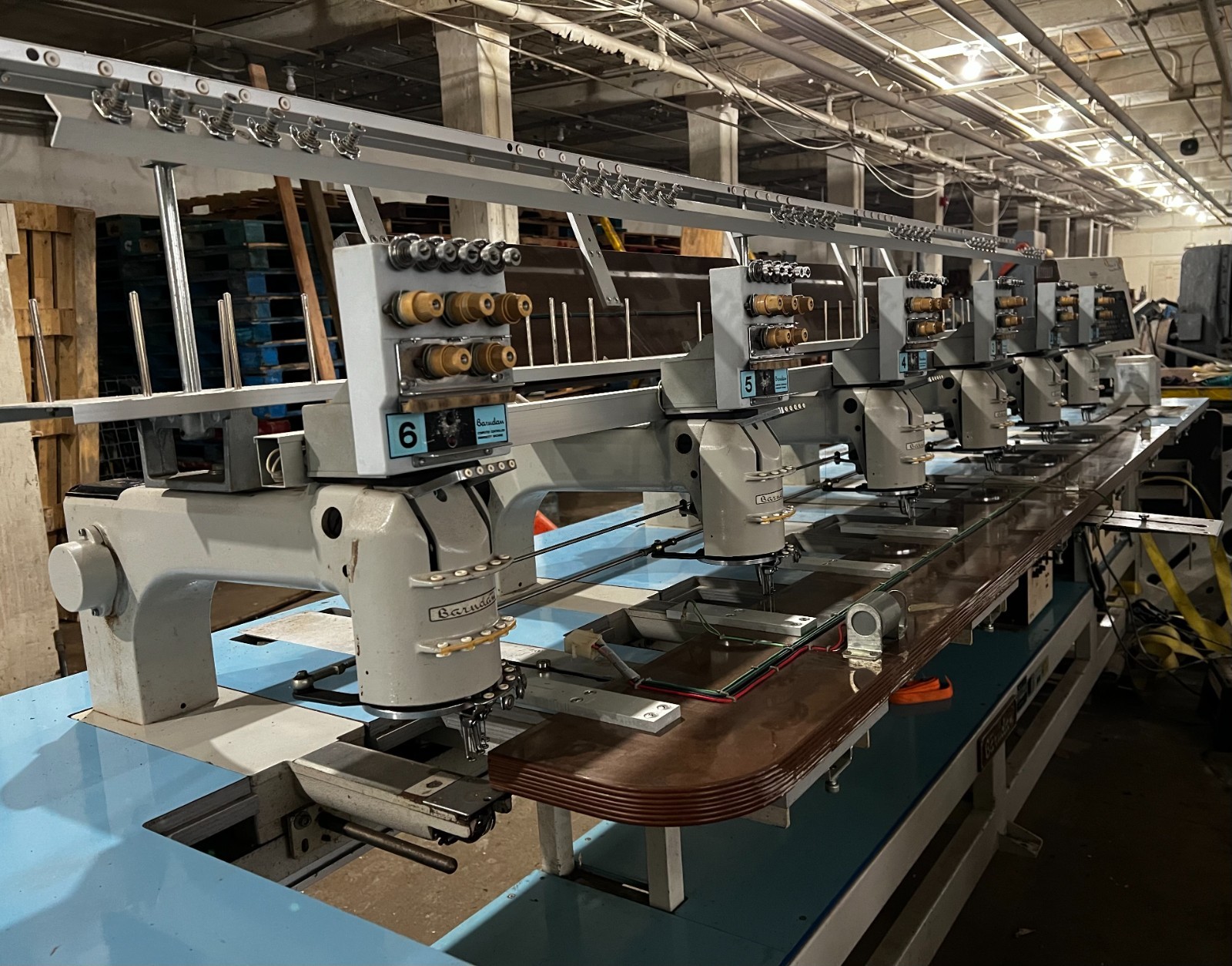 BARUDAN 6 HEAD EMBROIDERY MACHINE - 5 NEEDLE