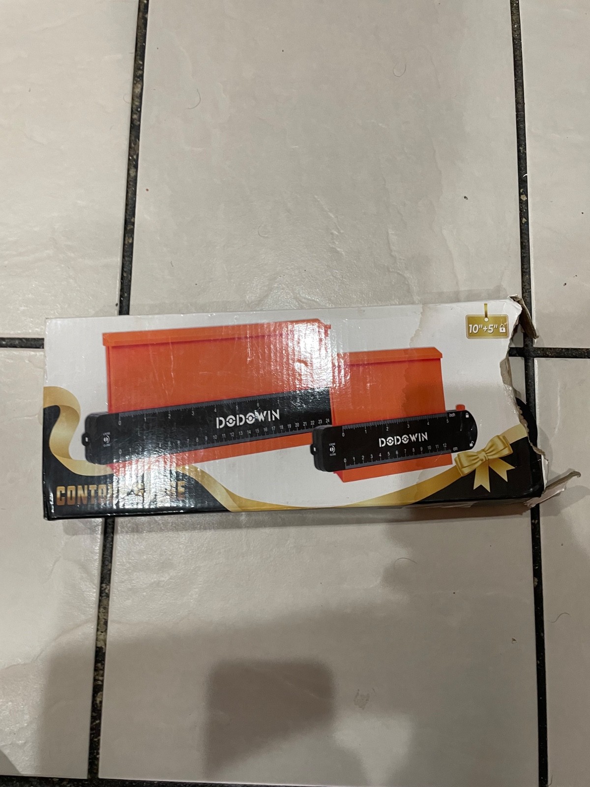 Dodowin 10+5 Inch Contour Gauge with Lock, Dual Size Profile Duplicator Tool