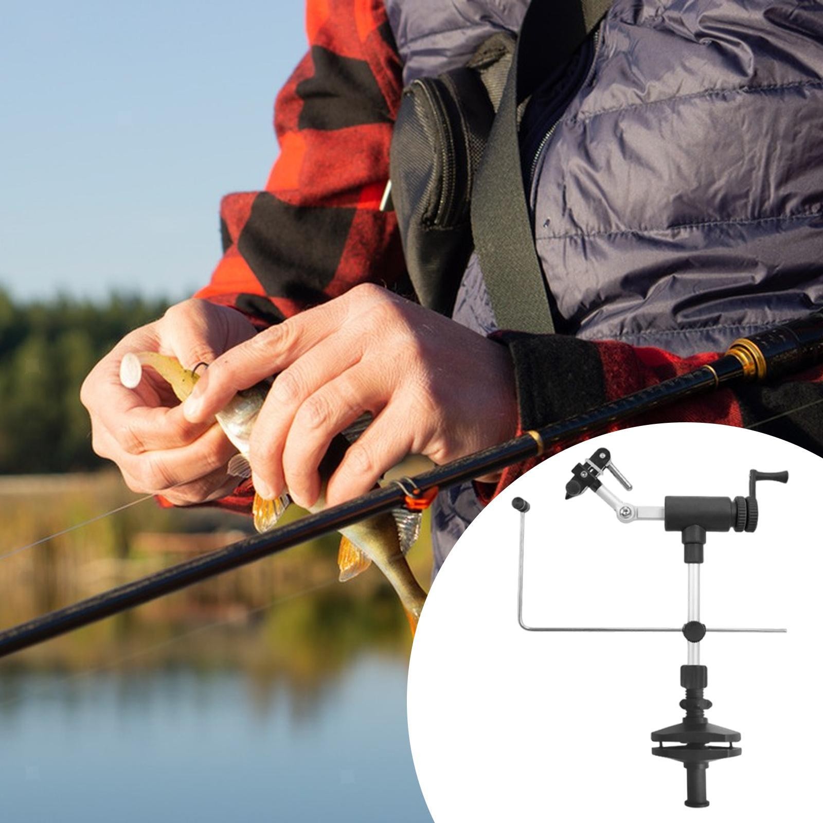 Rotary Fly Tying Vise Professional Portable Accessories Multiple Adjustments