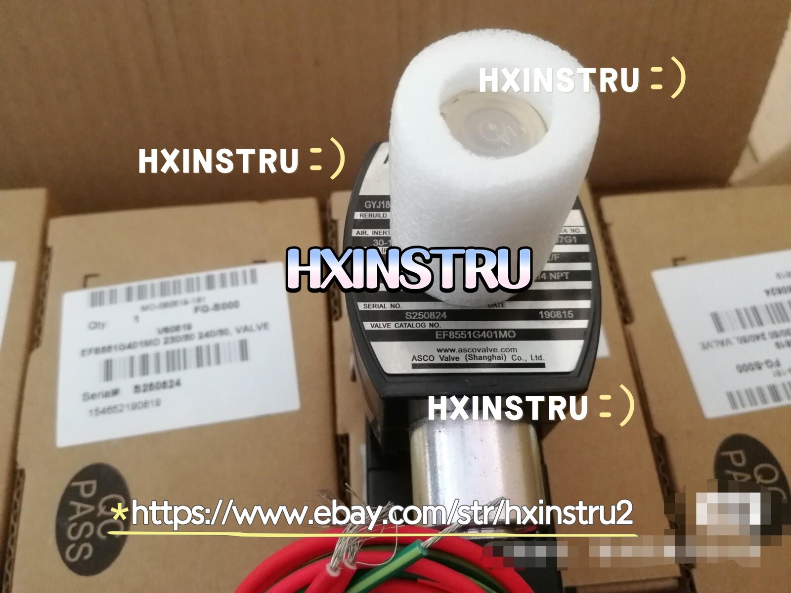 1PCS NEW EF8551G401MO 24VDC solenoid valve
