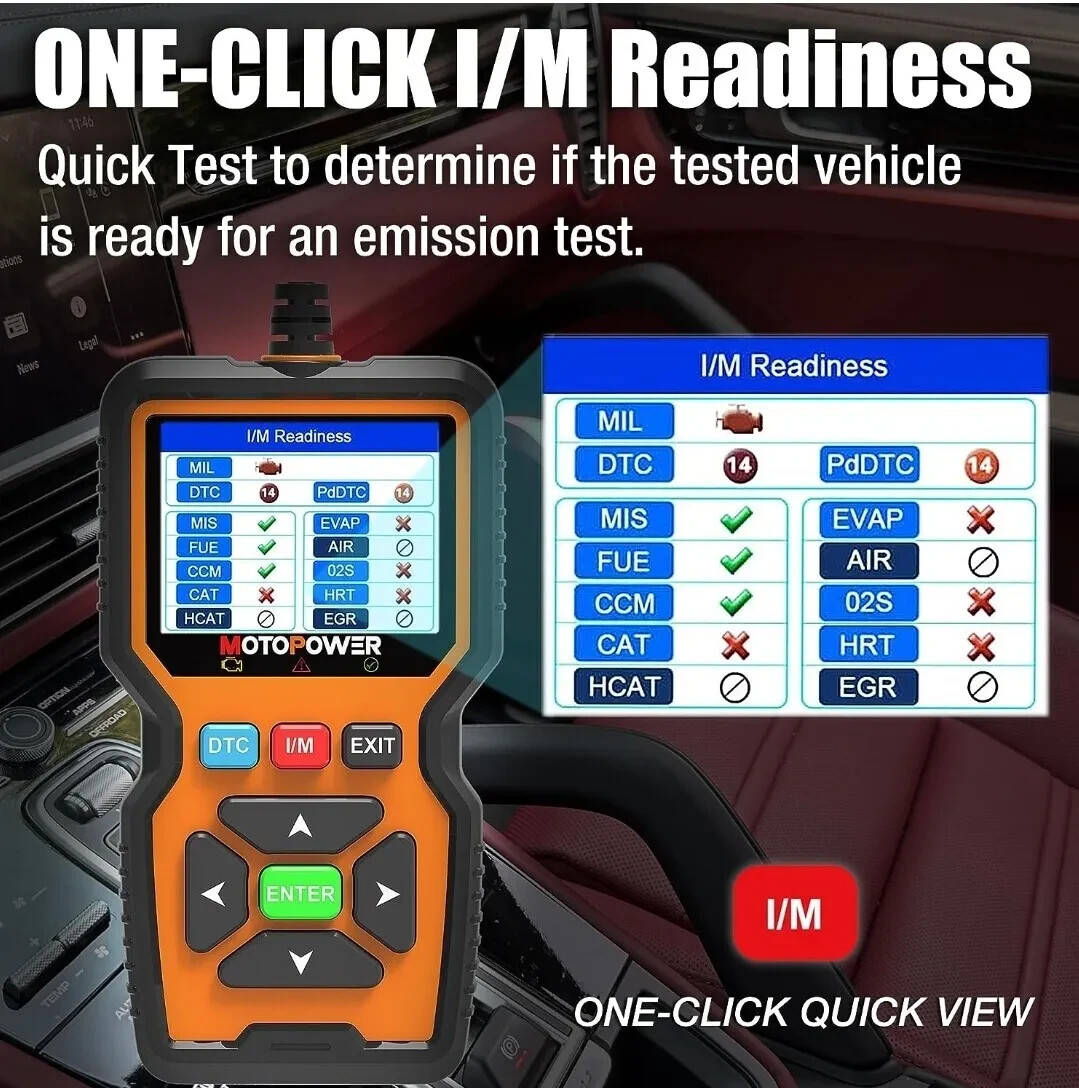 OBD2 Fault Code Reader Universal Car Diagnostic Tool Check Engine ODB Scanner