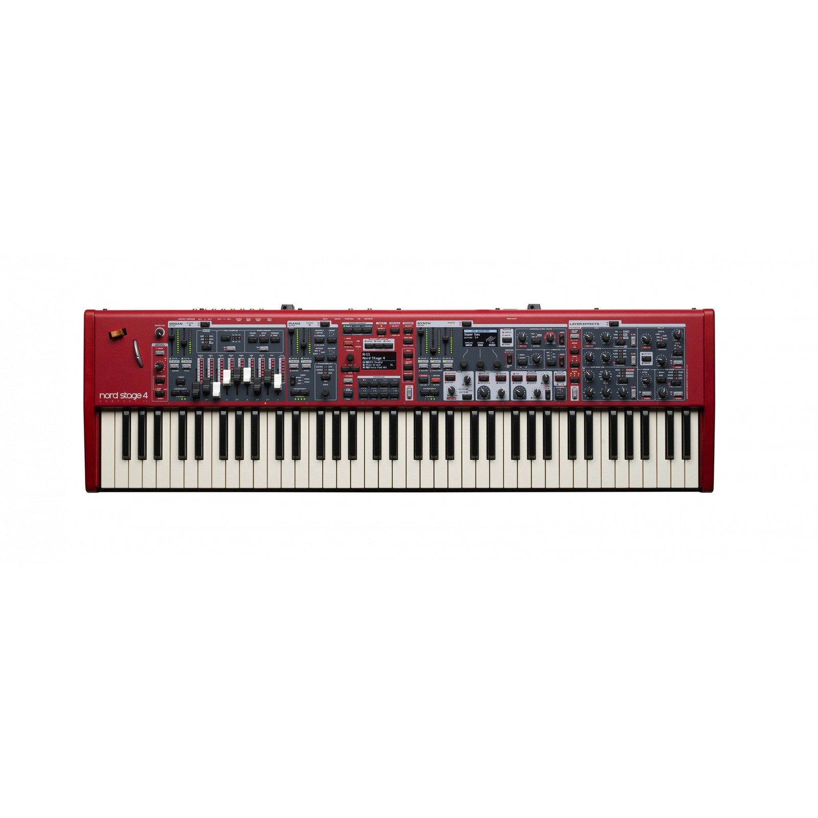 Nord Stage 4 Compact 73-Key Triple Sensor Semi-Weighted Waterfall Keyboard