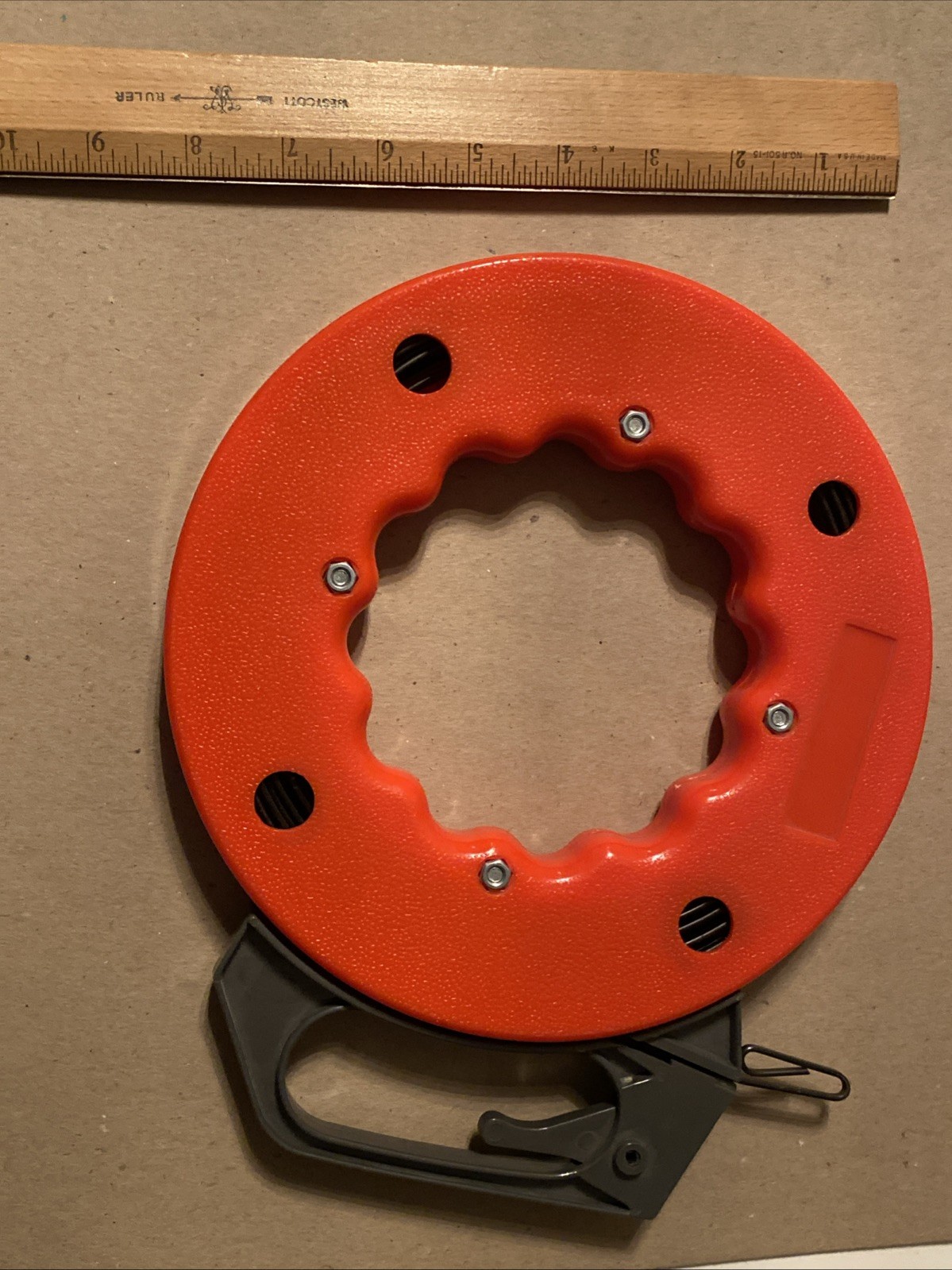 Fish Tape Wire Puller 50ft - 1/8" - Cable Puller Tool with Double Loop