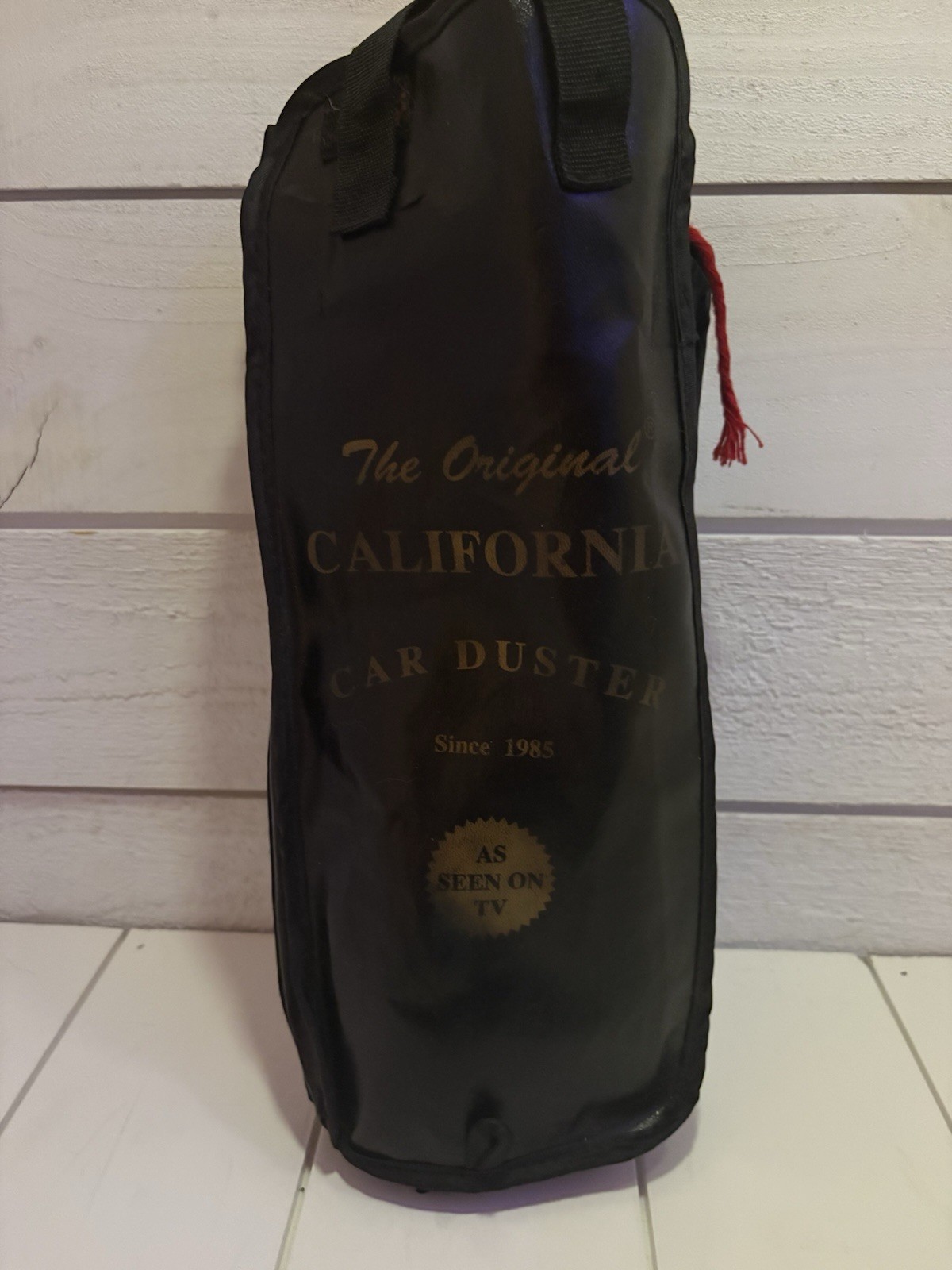 Classic Car Duster with Solid Wood Handle Includes Storage Case - Popular