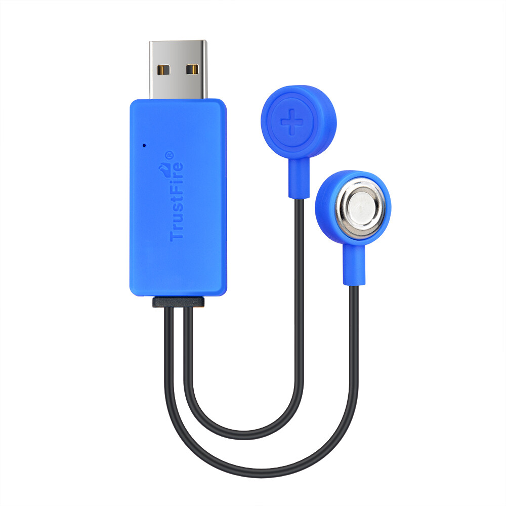 Magnetic USB Charger fr 16500/14500/26650/16340 Lithium Li-Ion Battery Universal