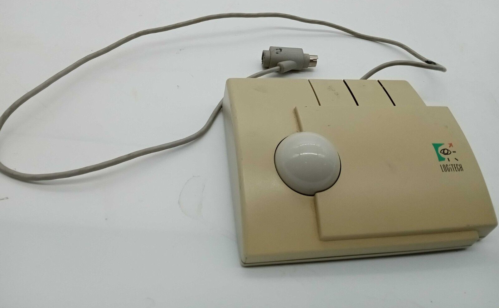 Vintage Logitech Trackman 3 button mouse T-AA1-4MD (untested)