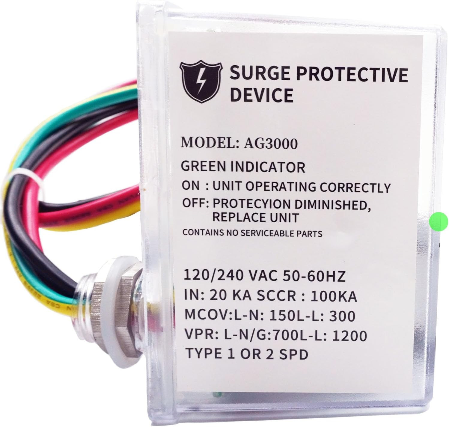 AG3000 120/240V HVAC Surge Protective Device with TPMOV Technology SHIPS FREE