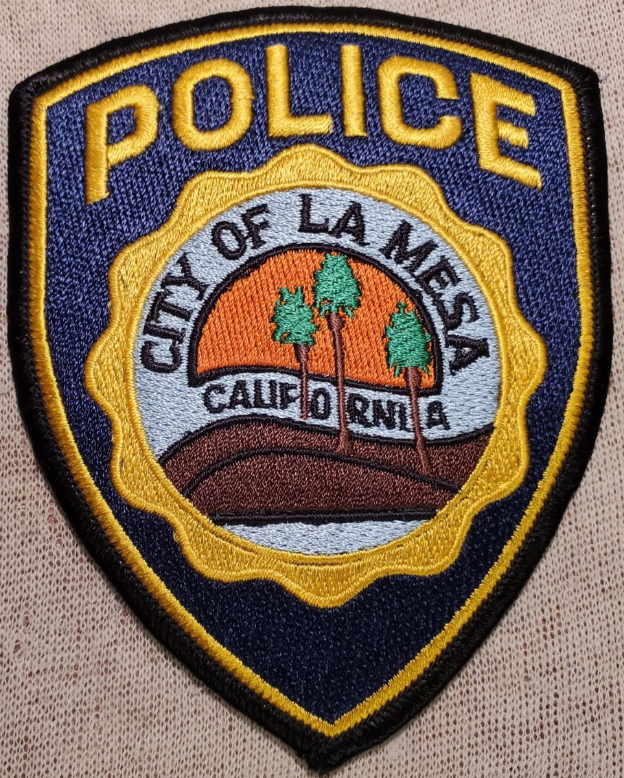 CA City of La Mesa California Police Shoulder Patch