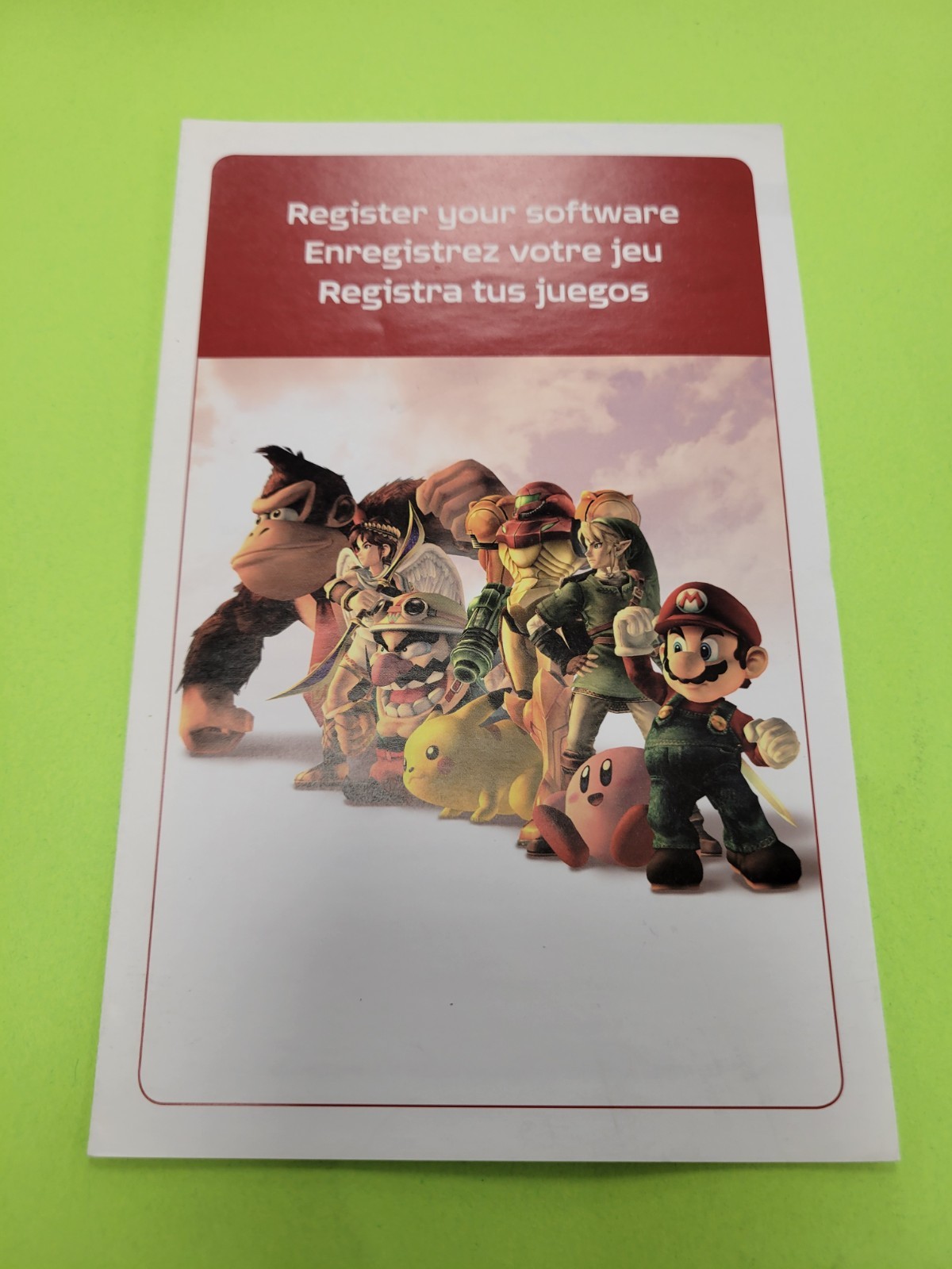 Nintendo Club Wii INSERT ONLY Authentic