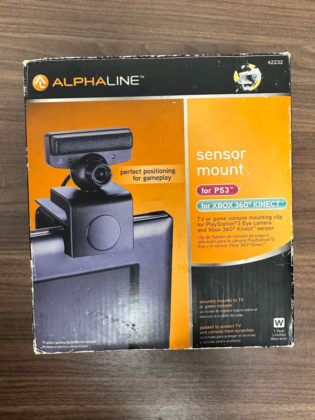 Alphaline Motion Sensor Camera Mount for PS3 and XBOX 360 Very Good 1E
