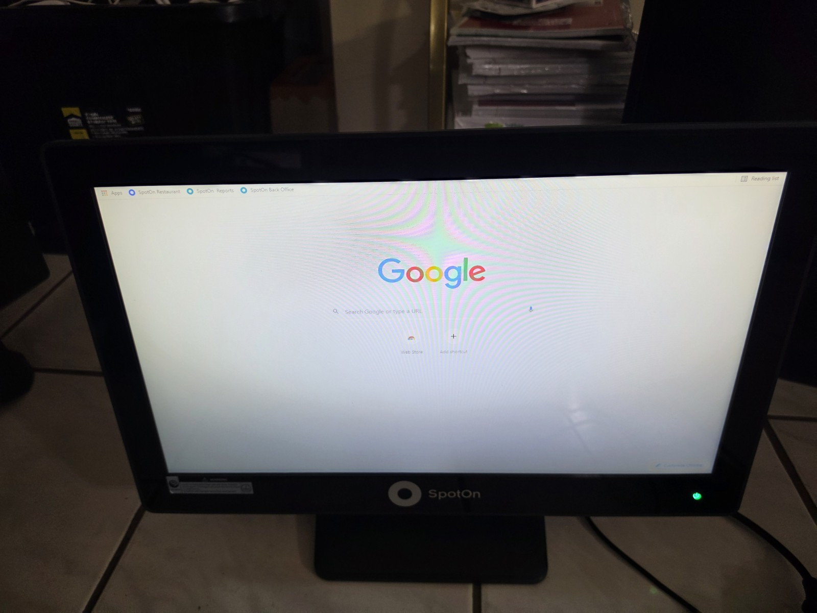 SpotOn APEXA GW POS System Touchscreen Terminal S128G Windows 10 NO POWER CORD