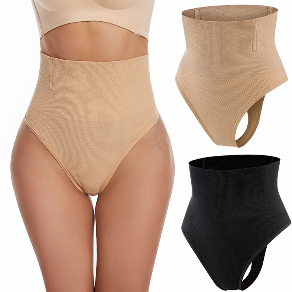 Women Slimming Underwear Tummy Control Thong Panties Shapewear High-Waist Soft ð