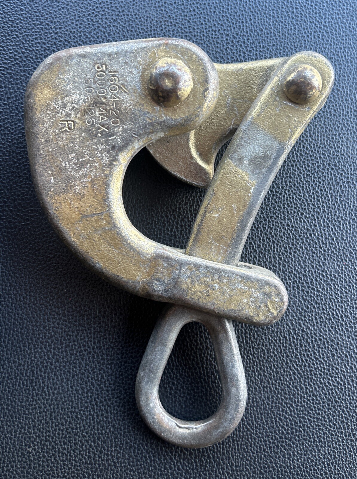 Vntg M. Klein & Sons Chicago USA 1604-20 Havens Grip Cable Puller,5000lb