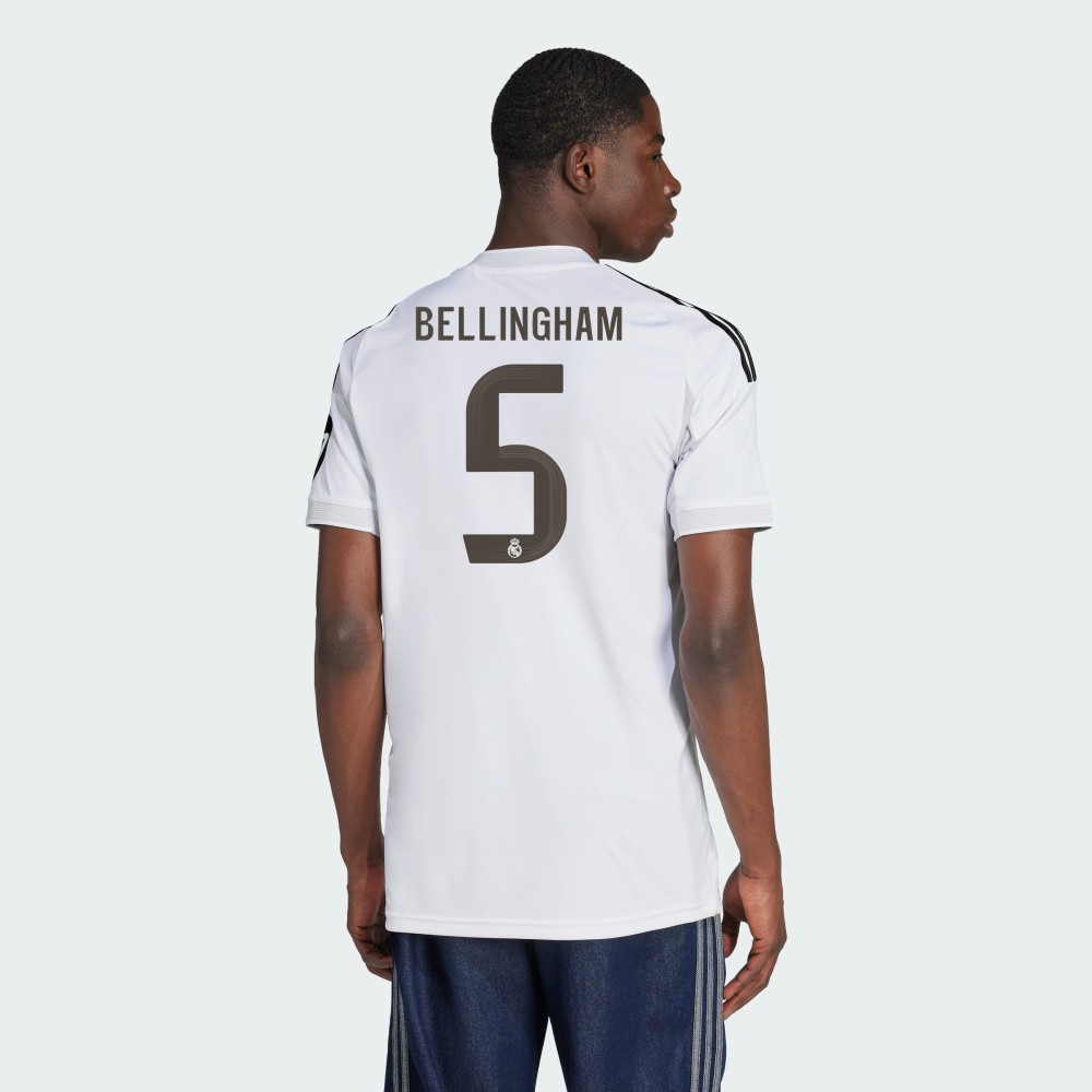 ADIDAS BELLINGHAM #5 REAL MADRID 25/26 HOME JERSEY MENS SIZES JJ1931 WHITE COLOR