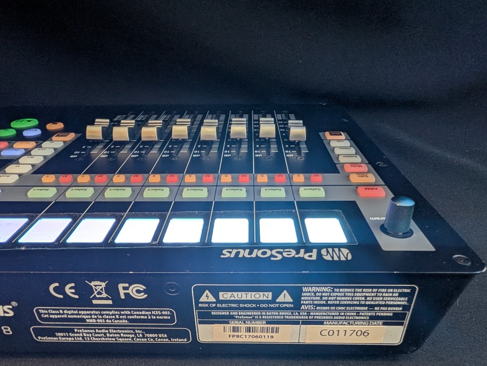 PreSonus FaderPort 8 DAW Controller Excellent Condition Tested