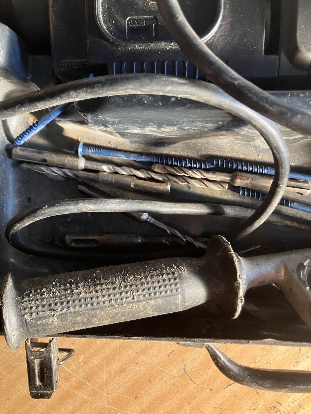 Electric Hammer Drill with Case and Accessories