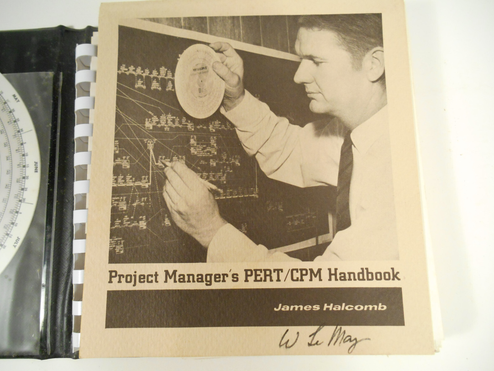 Vintage Pert-O-Graph Critical Path Computer and Project Manager's Handbook