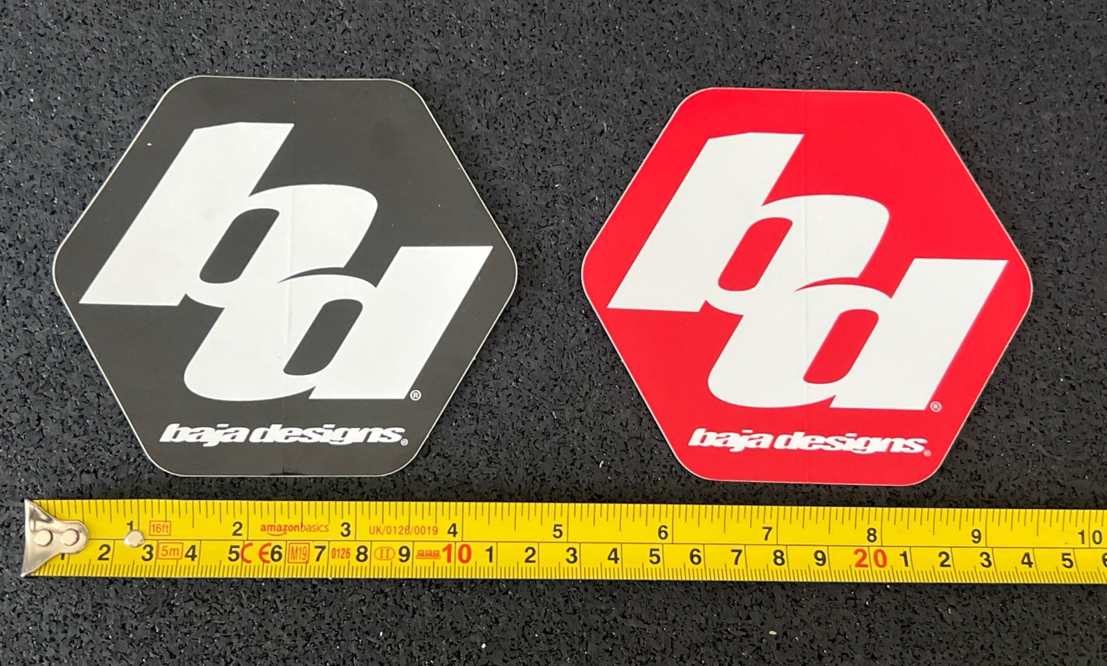 2pcs BD BAJA DESIGN stickers decals offroad racing overland utv camping outdoor