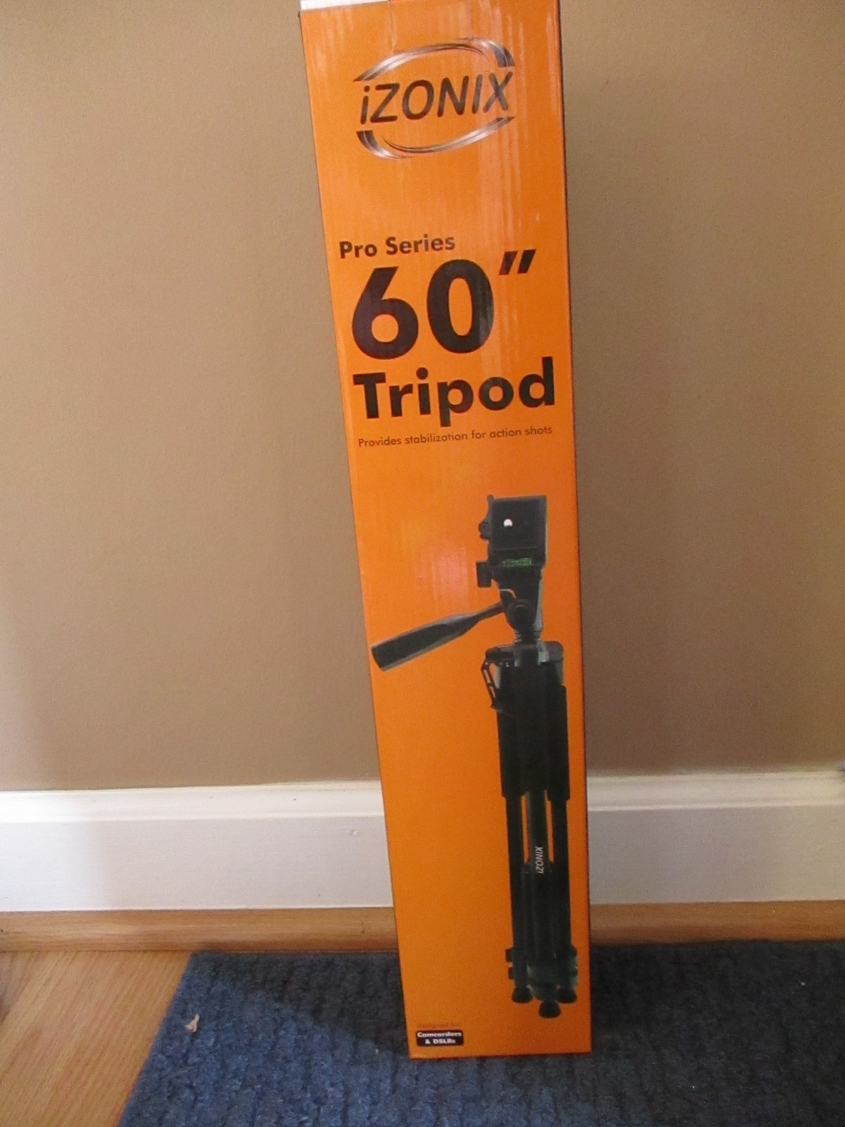 iZONIX Pro Series 60 in Digital Camera Video Tripod Pan Head Case Black IZ60TRB