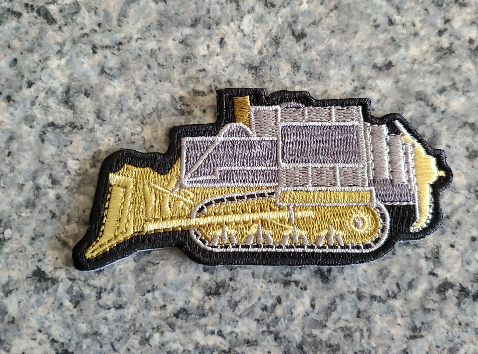 Killdozer Patch.Fully Embroidered. Iron On. 4"x2"