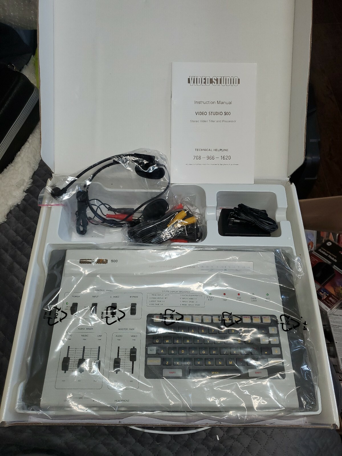 SIMA Video studio 500 stereo video titler and processor