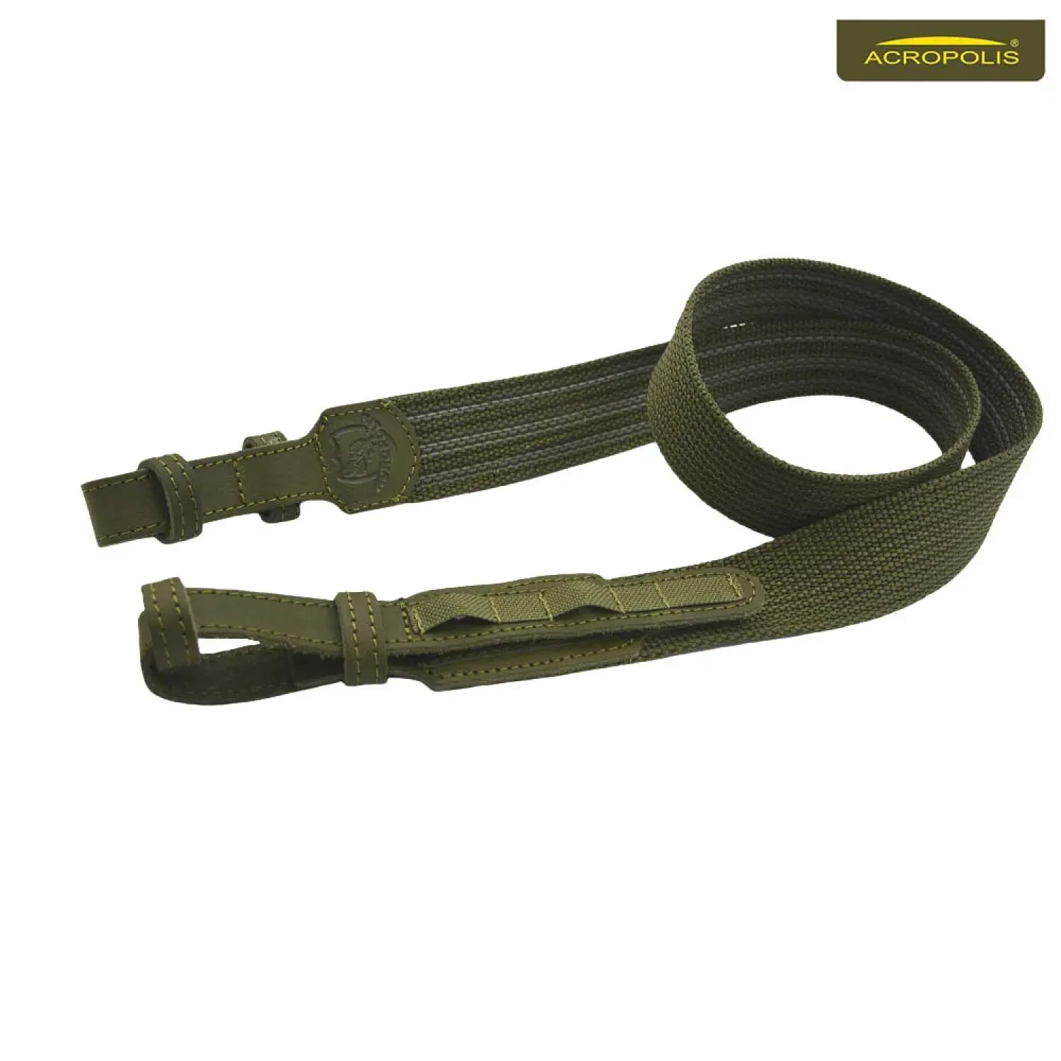 High-quality Textile Rifle Sling with Leather Elements, Hunting Gift