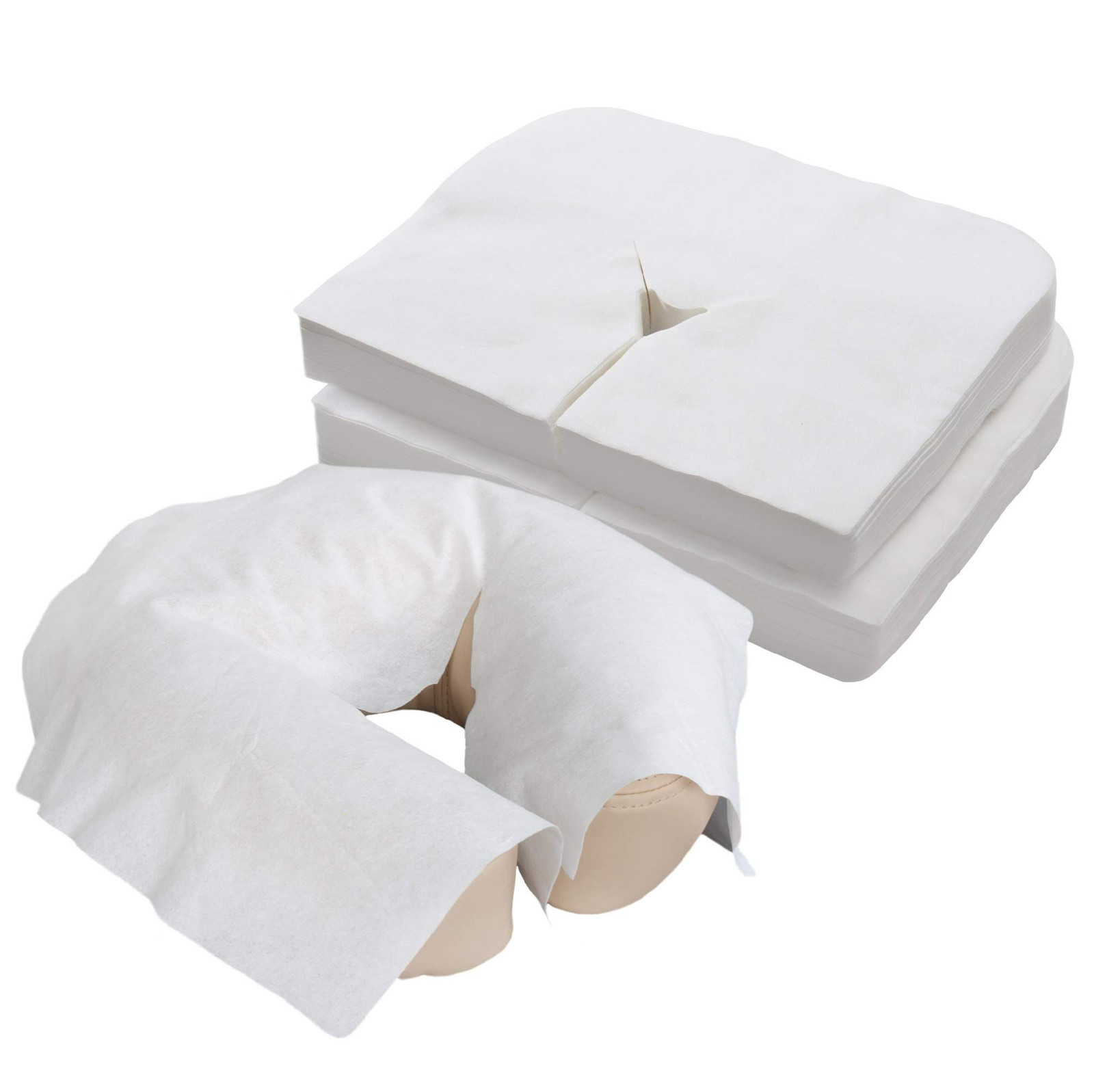 EarthLite Disposable Face Cradle Covers – Medical-Grade, Ultra 100, White