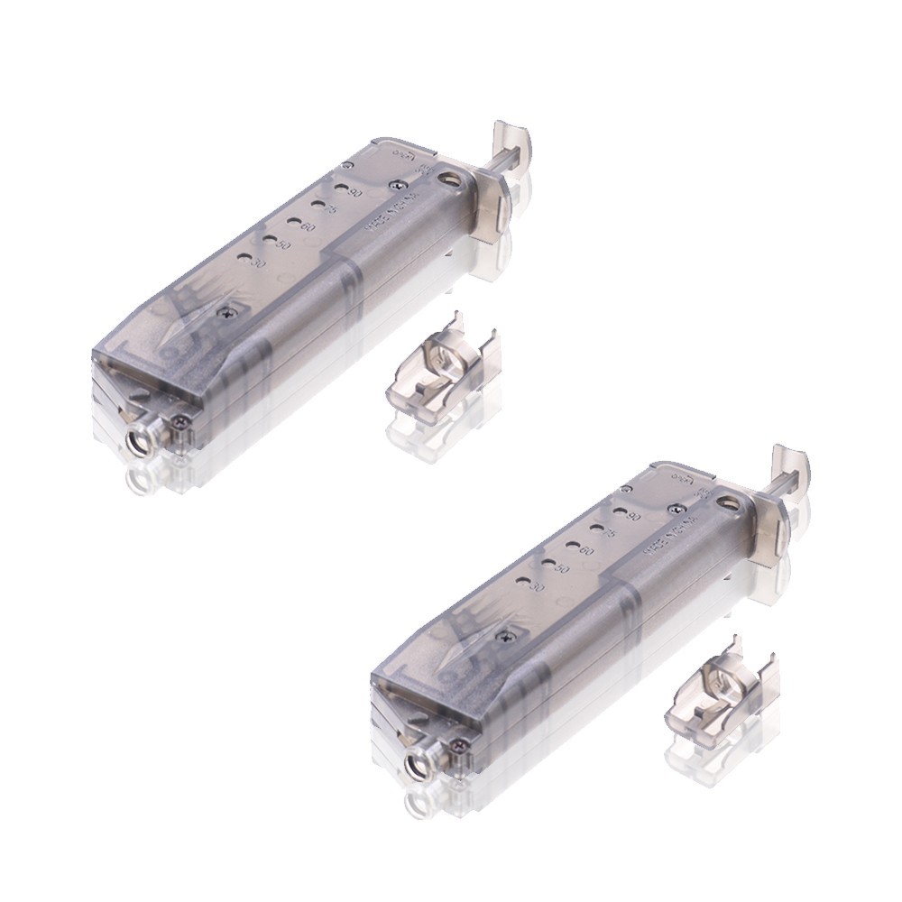 AirGrix Airsoft Speed Loader Two Pack - Airsoft Magazine BB 6mm (Standard/Large)
