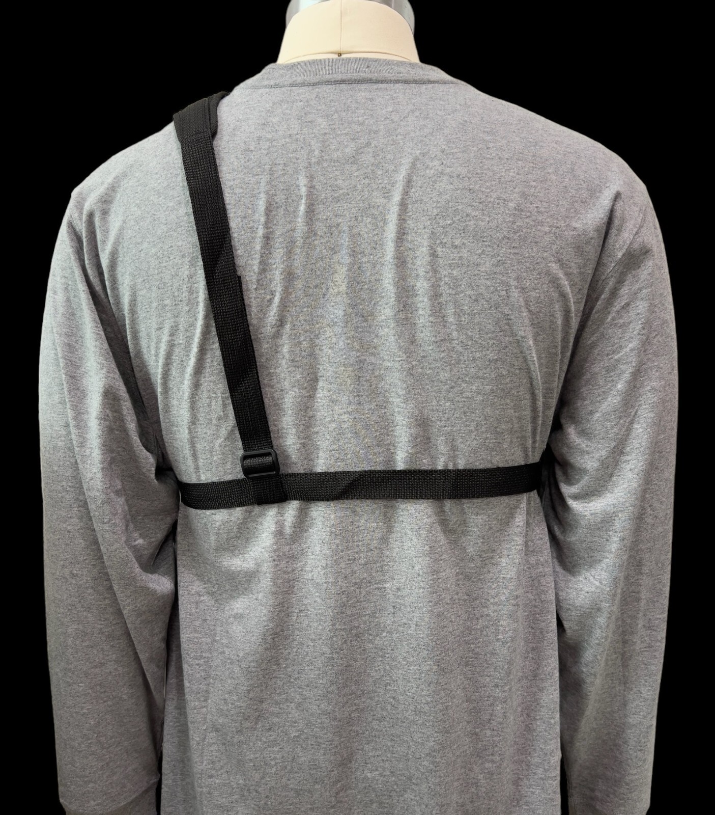 For 6.5" TAURUS TRACKER 627, Right Hand CHEST Holster with Ammo Loops