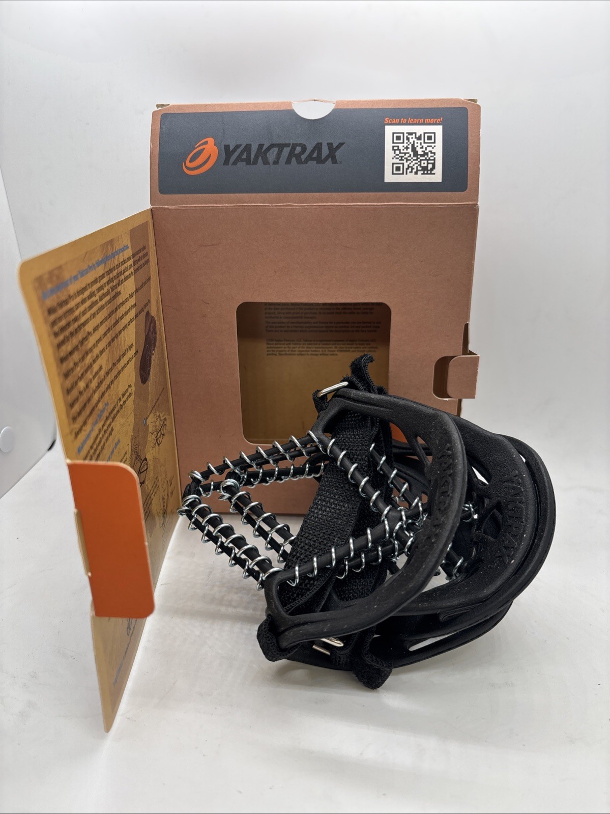 NIB Yaktrax Pro Grips Traction Built for Running, Light Hiking,Snow,Ice-Sz Small