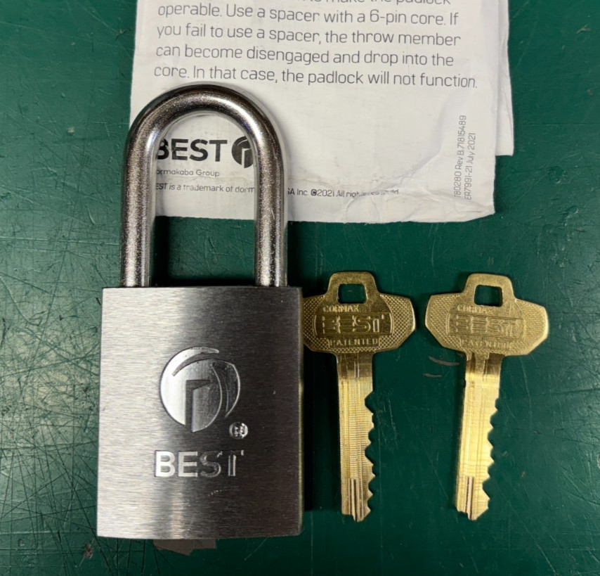 Best SFIC Cormax X Series in 21b Padlock - Locksmith Collector