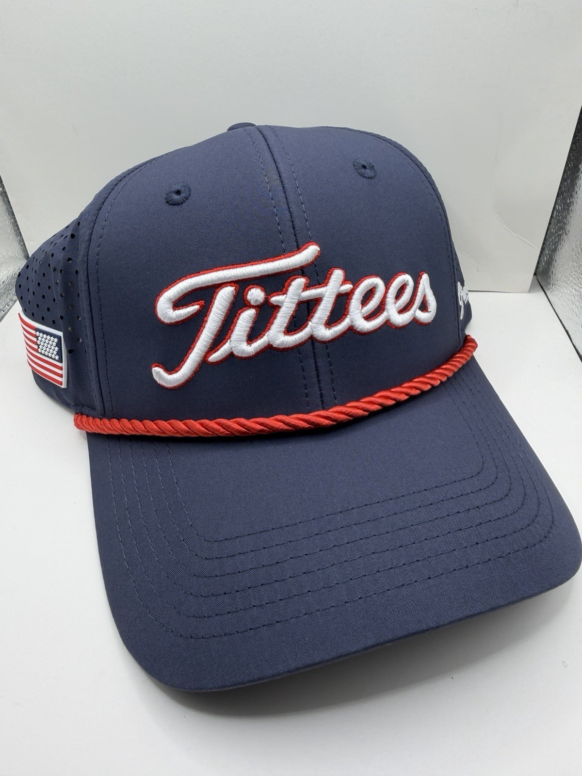 GOLF HAT - GRUNK DOLFER BLUE ROPE HAT TITTIES GOLF NEW