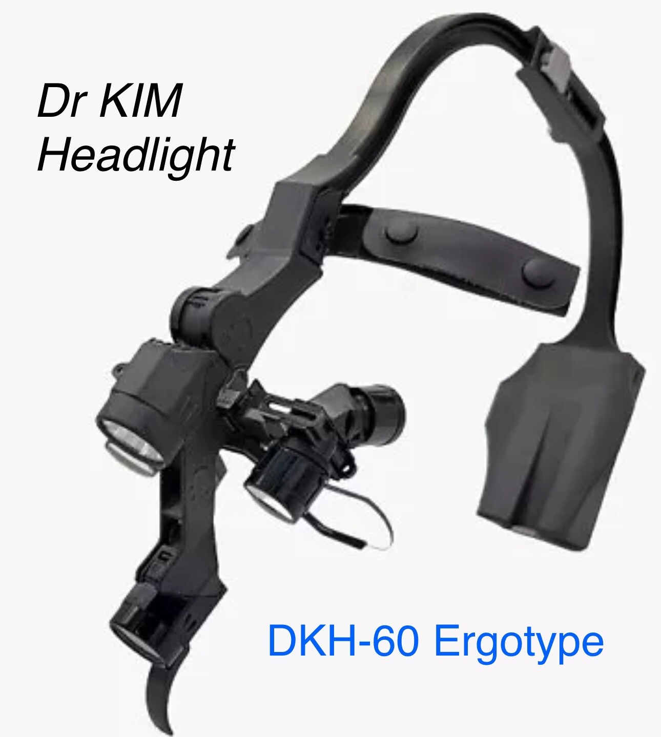 Dr. Kim LED Headlight ErgoType Inc: ErgoT (2.5X or 4.0X) + ErgoT 1.5X + T. Bag.