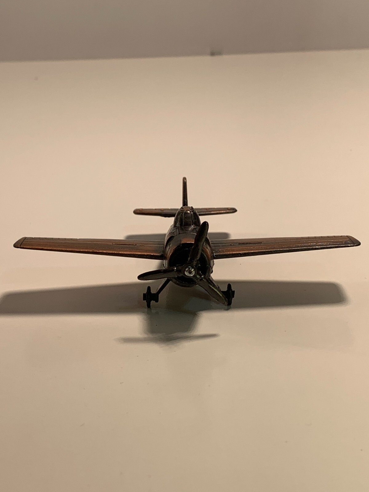 Vintage Die-Cast Pencil Sharpener Small Engine Airplane With Box PSF1