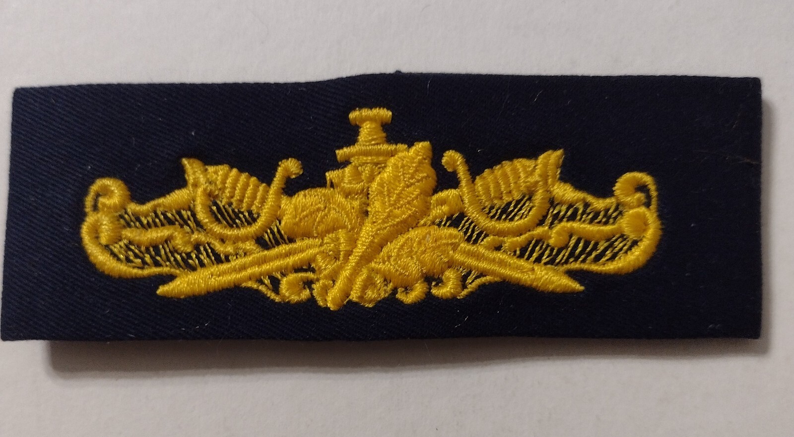 USN SUPPLY SURFACE WARFARE OFFICER CLOTH INSIGNIA  NEW