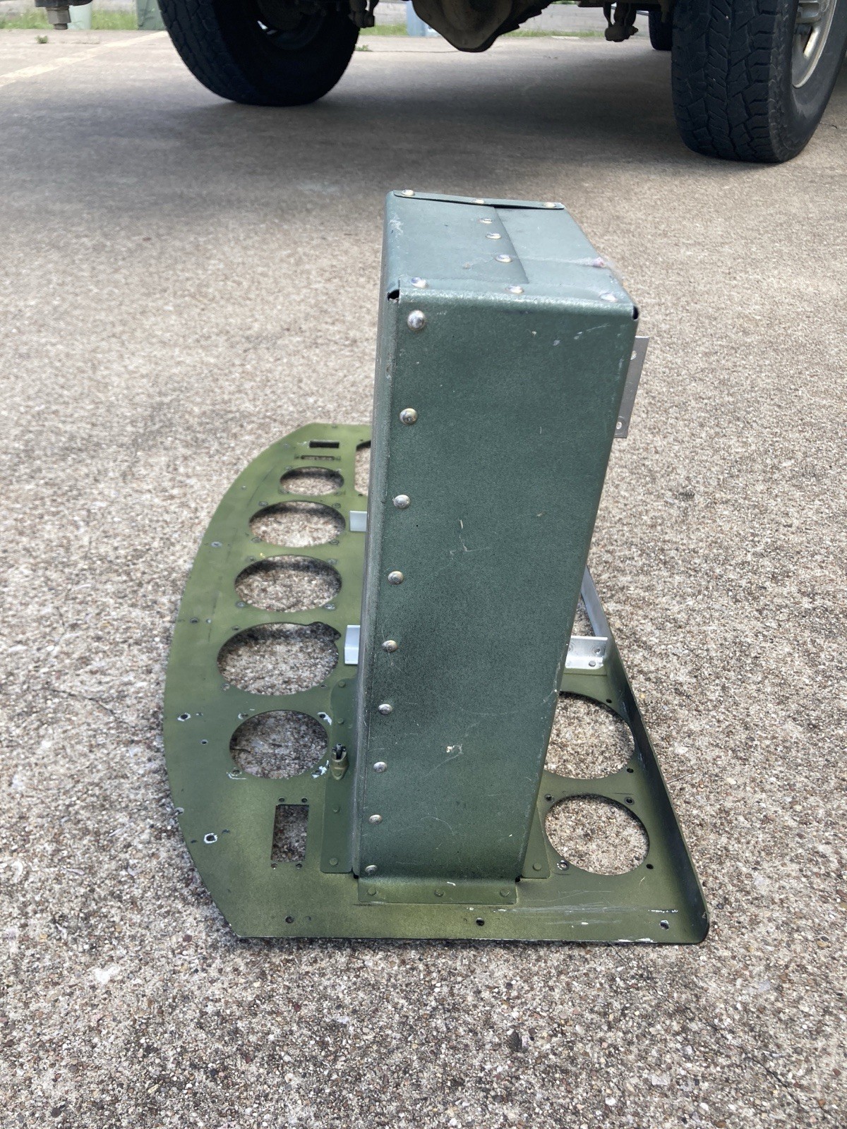 Vans RV-8 Control Panel W/map Box, As Removed For Upgrade.