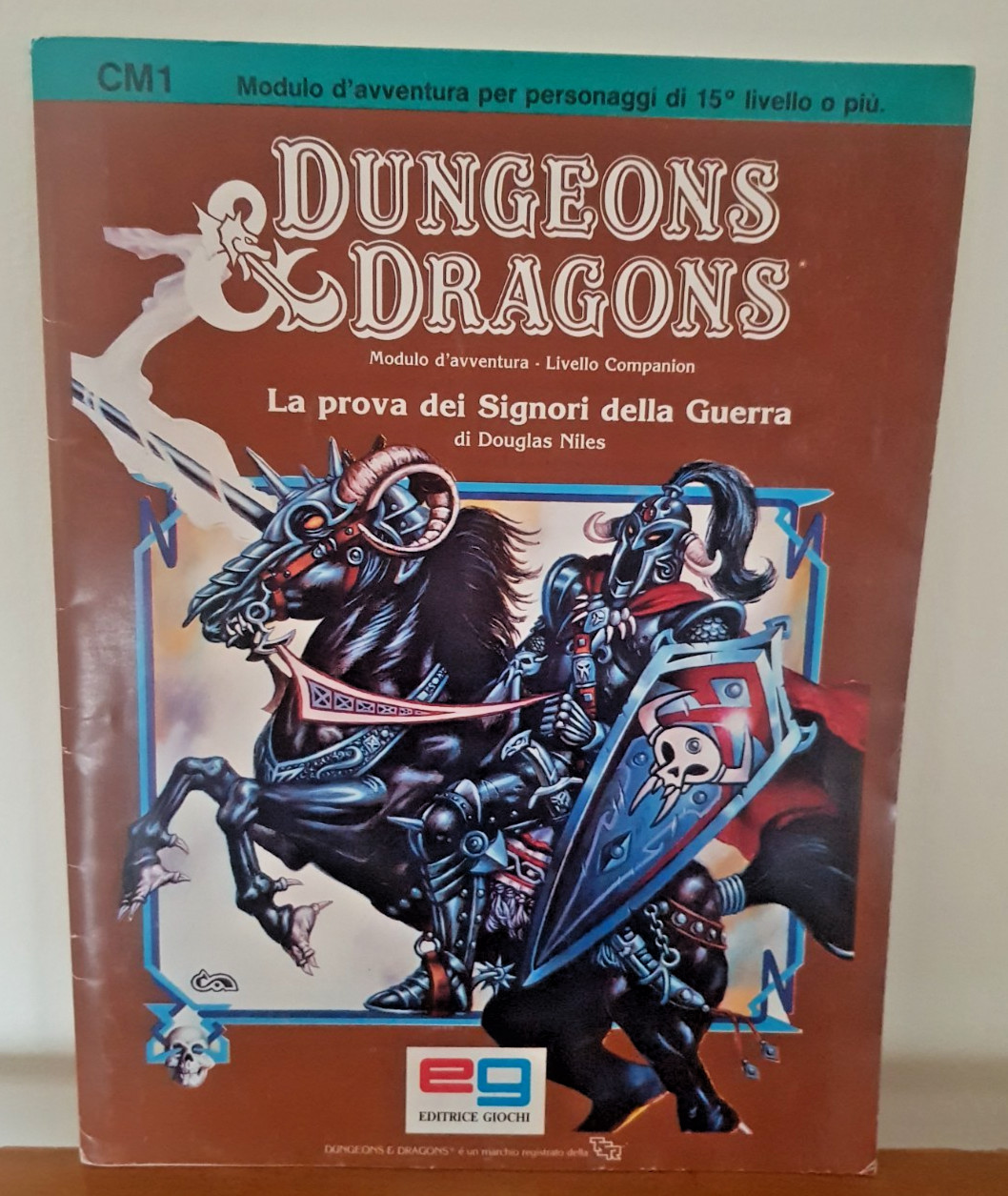 Adventure module La Prova dei Lordori della Guerra D&D CM1 - ITA Publisher