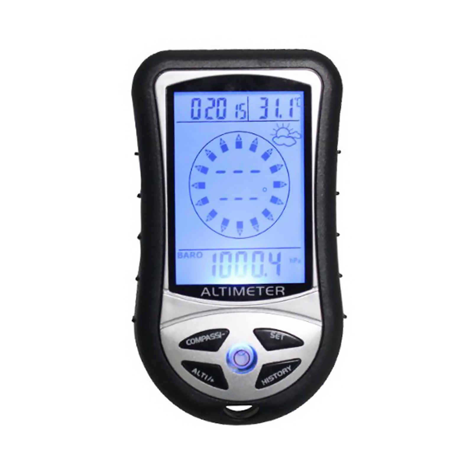 Multifunction Altimeter Digital Compass Clock Barometer Thermometer Calendar