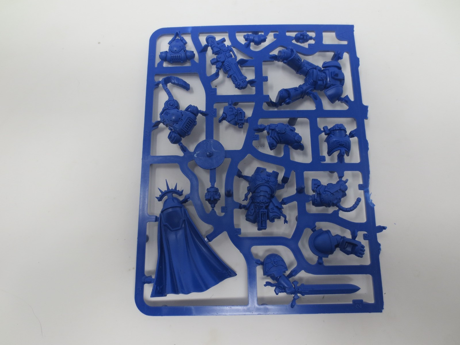Space Marine Primaris Captain and Intercessor with Hellblaster on Sprue 40k A4