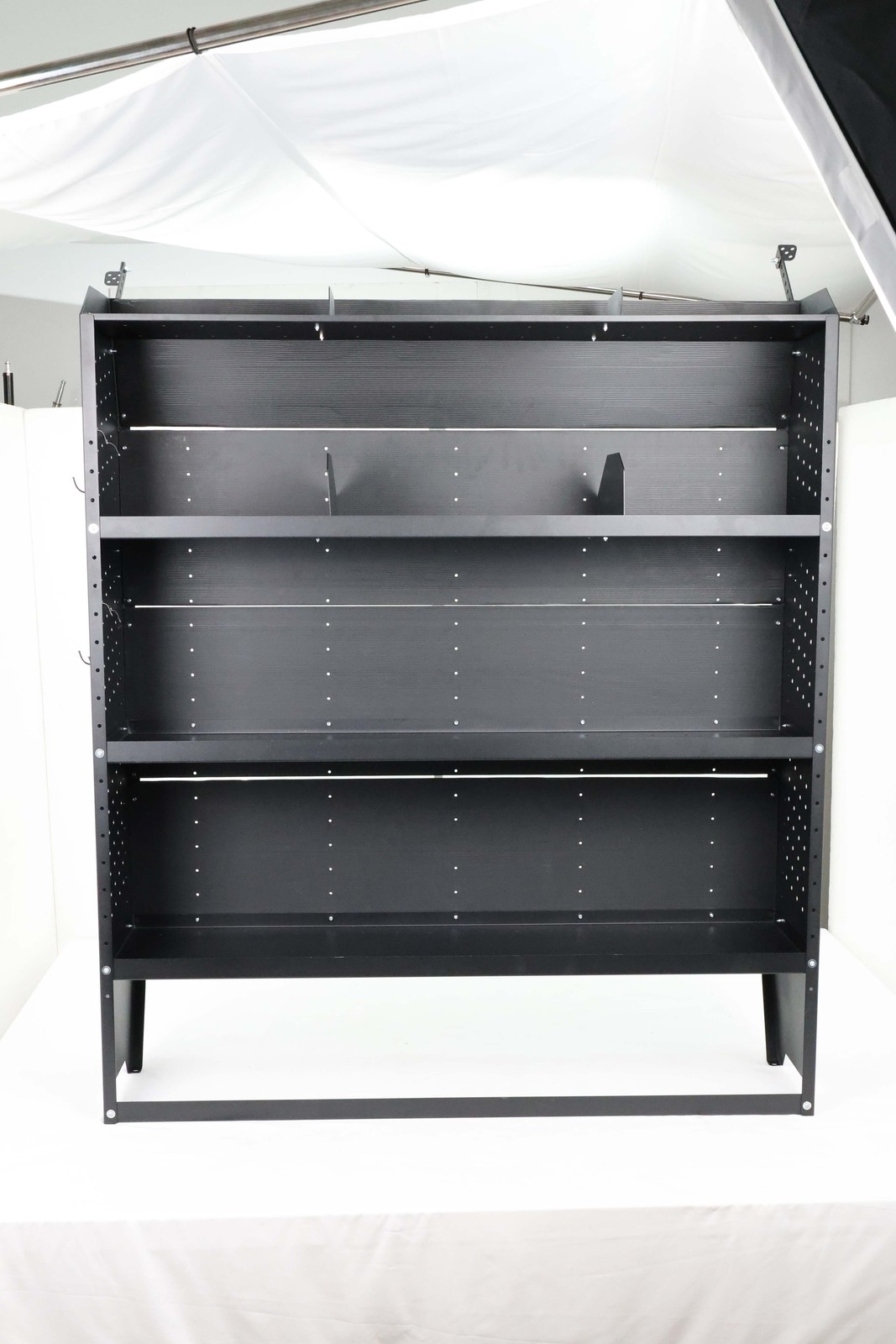 MELIPRON 42''W x 60''H x 13''D Mid/High Roof Steel Cargo Van Shelves Storage