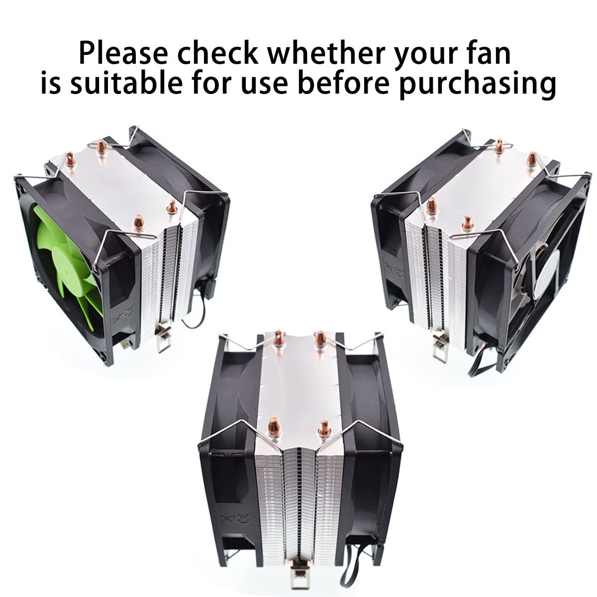 DGHAOP 4pcs Computer Mainboard CPU Radiator Fan Fixing Clip 9cm Upper Hook