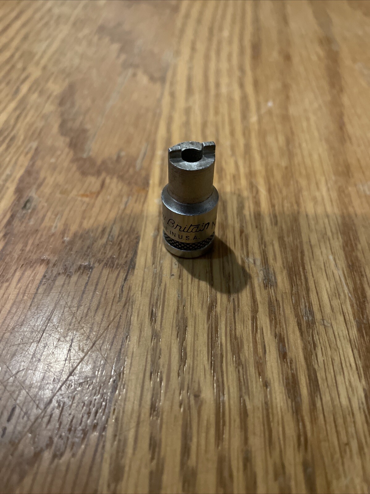 VINTAGE NEW BRITAIN NMC10 2 PRONG SOCKET ¼” DRIVE MADE IN USA RARE!