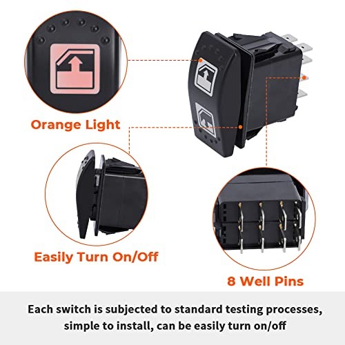 Left Hand Driver Power Window Switch for Can-Am 2016-2020 Defender & 3 Pack