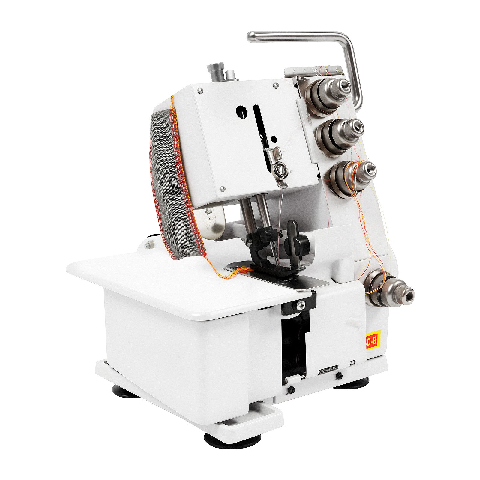 Professional 4 Thread Serger Overlock Sewing Machine 4-Line w/ Foot Controller