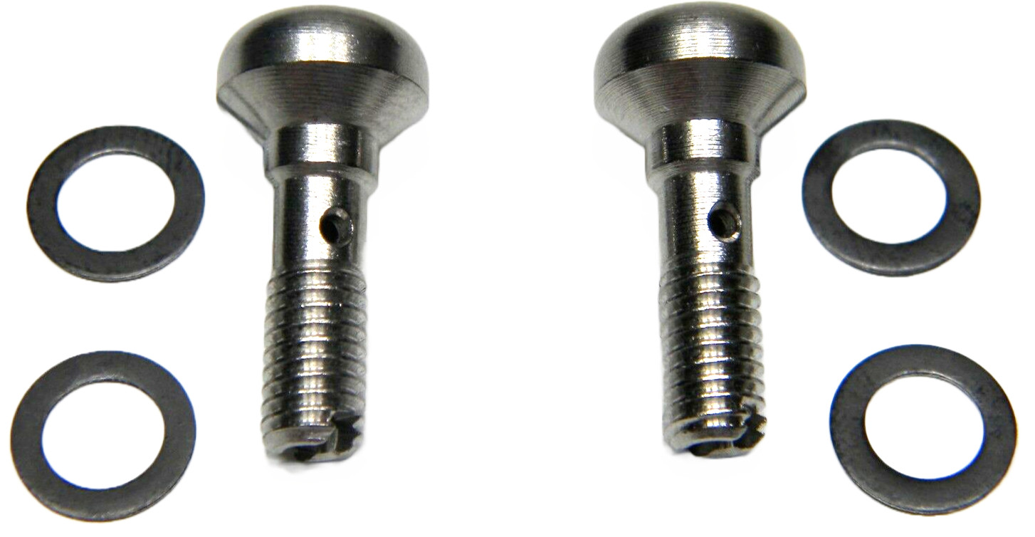 Holley QFT CCS High Flow Stainless Pump Nozzle Discharge Screw  Sold as Pair (2)