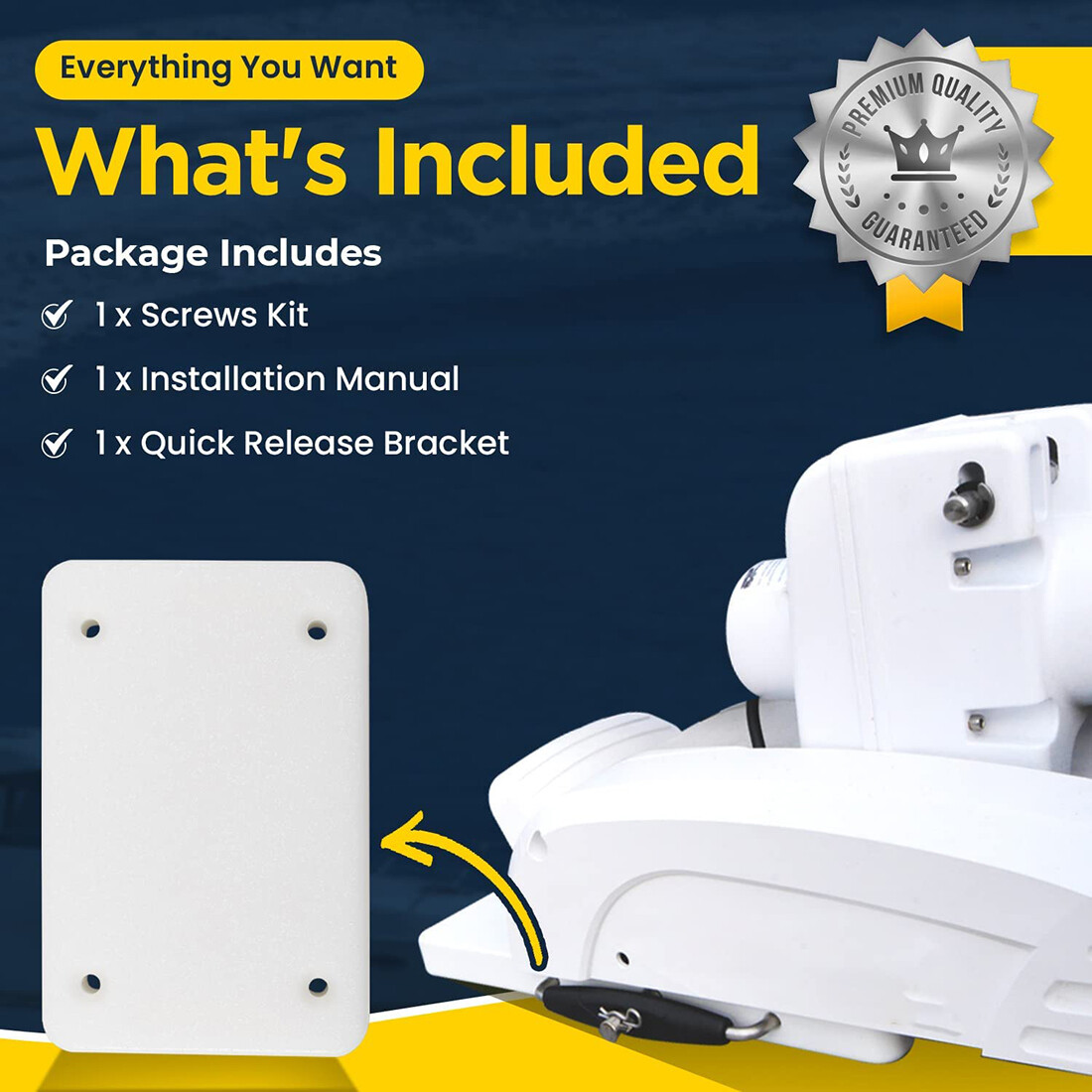 Minn Kota Rta-17 Quick Release Bracket Riptide Terrova 1854017