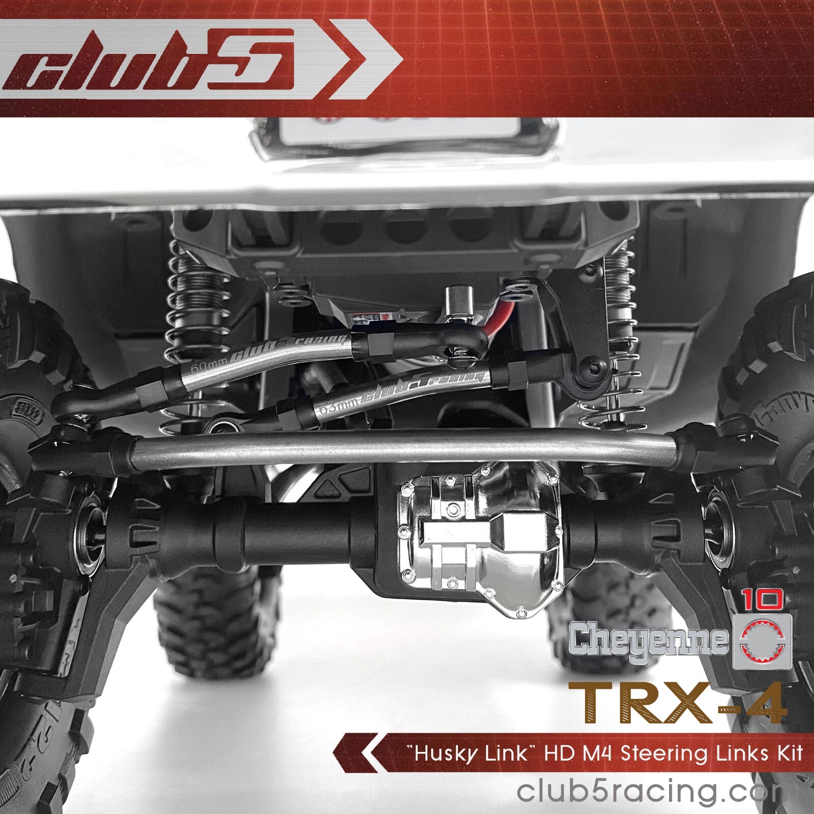 "Husky Link" HD M4 Steering Links Kit for TRX-4 1979 K10
