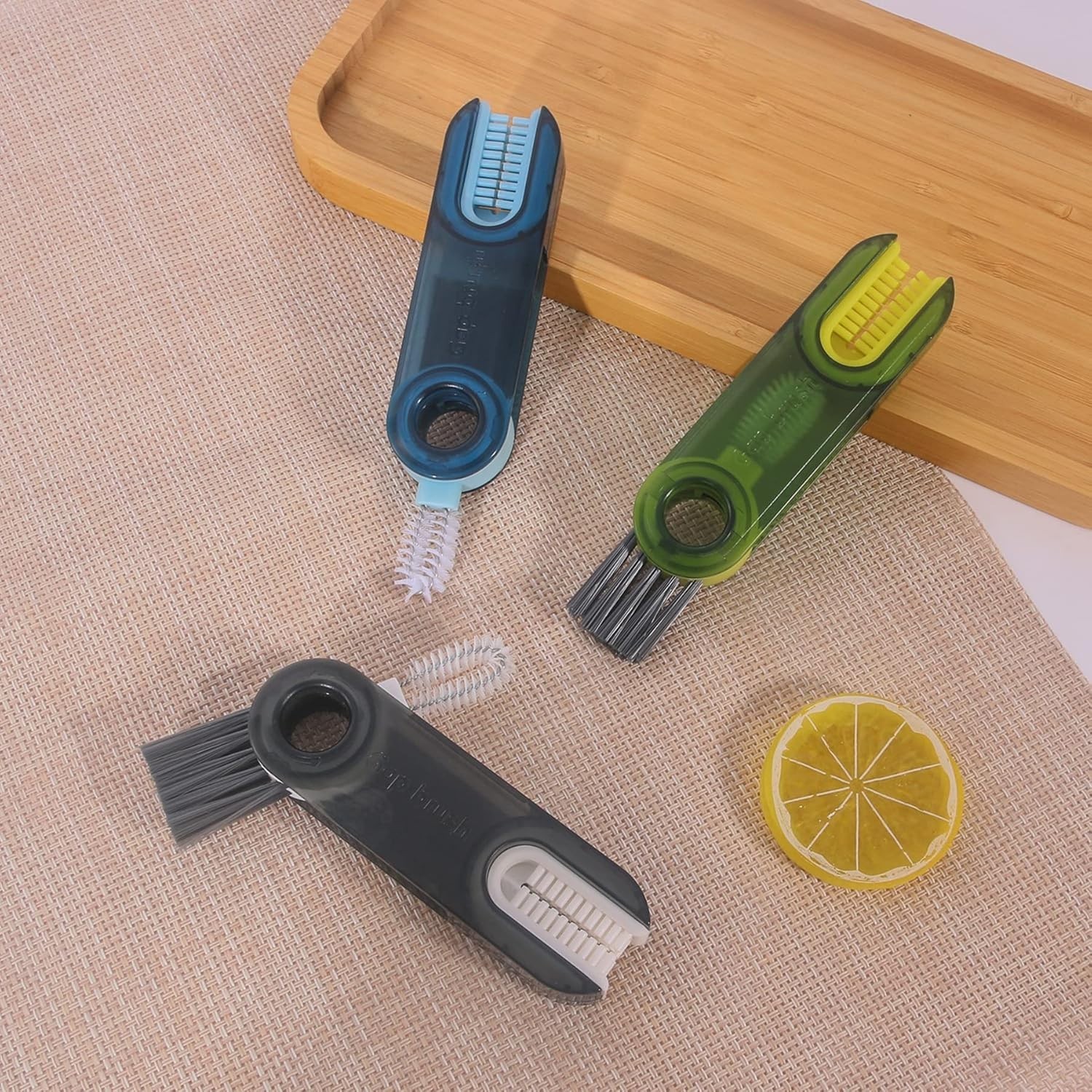 Rotating Bottle Brush with Silicone Cupping