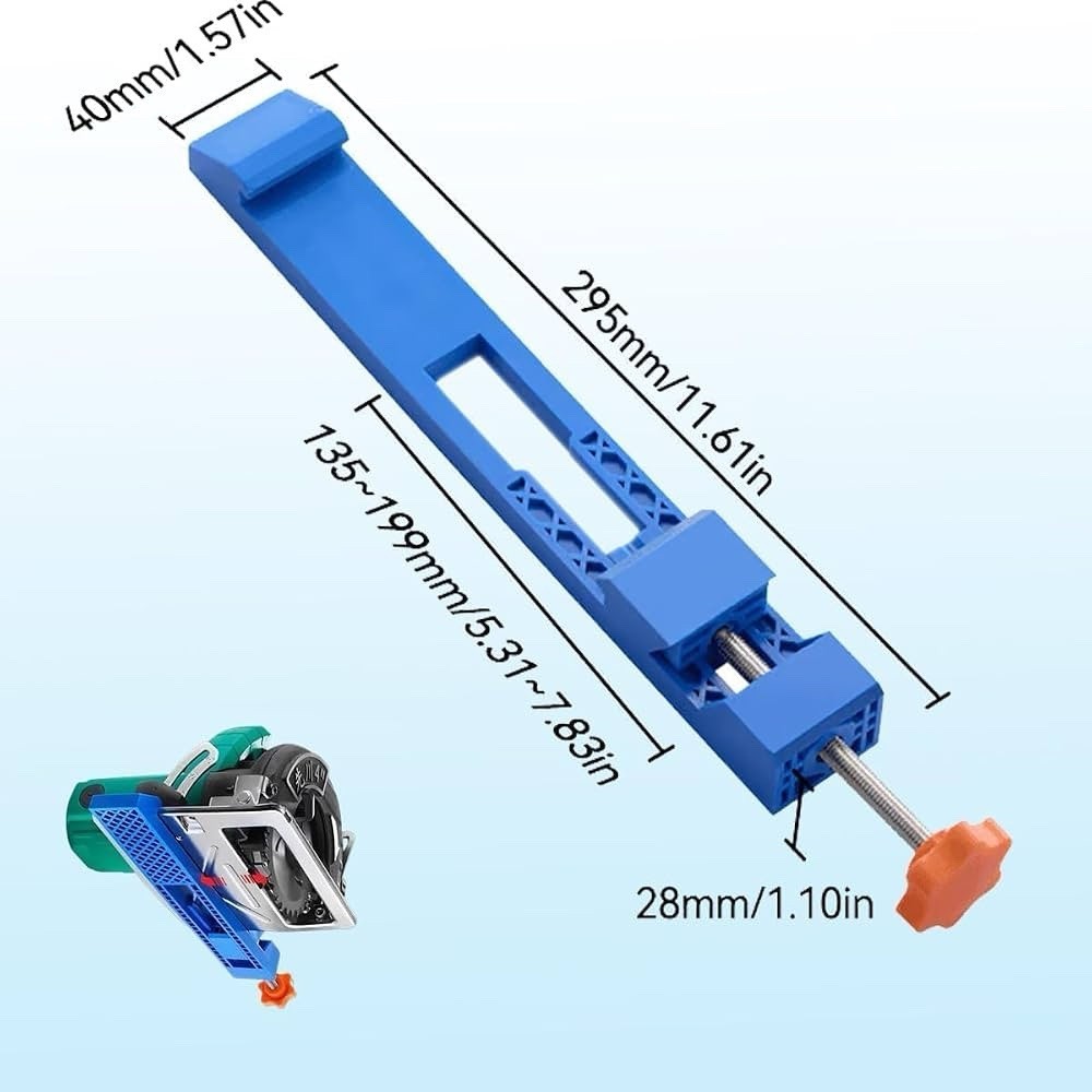 Adjustable Cutting Machine Base Guide Circular Saw Milling Positioning Anti Slip